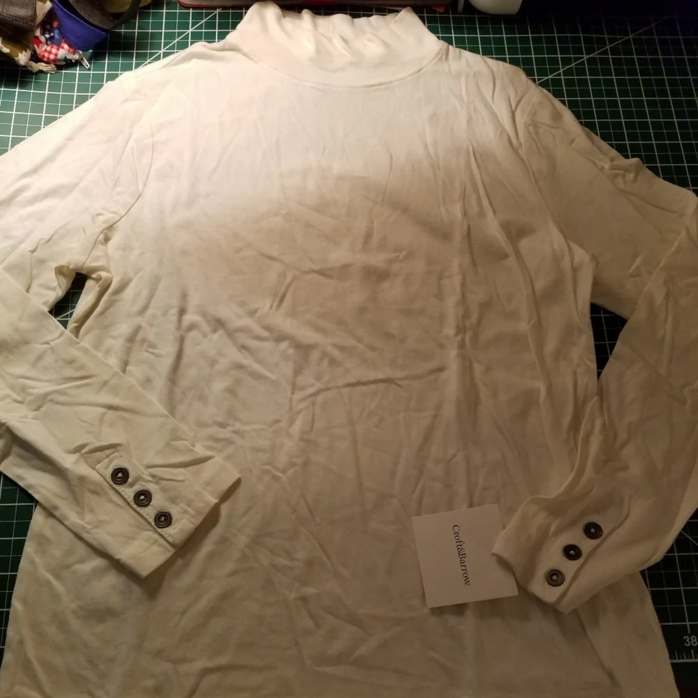 Sonoma Mock Turtleneck Long Sleeve Pristine MP - Picture 1 of 3